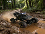 2026 2 Batteries 112 Rock Crawler Rechargeable Off Road Truck 4WD , Metal Shell LED Headlights RC 63826571