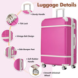 Hardshell Luggage Sets with Bags Lightweight Suitcase Double Spinner Wheels with TSA Lock ,Single N732P193484H