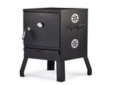 Portable Outdoor Smoker with 2 Detachable Grill Netting Smoking Racks, Charcoal Pan, 4 Air Vents, 54938531