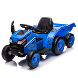 ZNTS 12V Kids Ride On Electric Tractor Black Knight,Kids Ride On Toy.2WD,Non-skid tires, steering wheel, 38466080