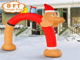 8-foot inflatable Christmas arch decoration 47313315