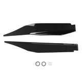 2x Black Side Skirt Extension Set fit for Corvette C8 2020-2024 Body Panel ABS 23629824