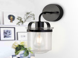 1-Light ll Lamp with Clear Glass ShadeModern ll Sconce Industrial Indoor ll Light Fixture E26 22372514
