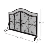 FIRE SCREEN 65187.00BLKCOP