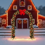 Christmas Artificial Tree Archway Decoration, Realistic PVC Holiday Tree Arch Frame for Outdoor 77879169