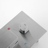 Shower system combo with hand shower, 16 inch shower head and tub spout W928100849