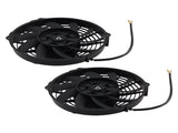 80W Universal Radiator Cooling Fan 9 IN 12V Electric Performance Assembly 21561229