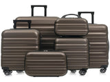 6-Piece ABS Hardshell Luggage Set - Lightweight & Durable Suitcases with Dual Spinner Wheels, N730P262652G