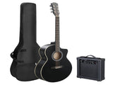 KMA102 41In Basswood Panel Matte Edging Folk Guitar with 15W Amplifier Bag Tuner 28785780