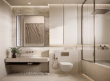 Bathroom Mirror 20"x 28" Wall Mirror with Rectangular Metal Frame, Gold 23516641