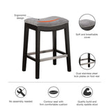 ZNTS Saddle Counter Stool B03548289