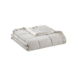 Lightweight Down Alternative Blanket with Satin Trim B03598469