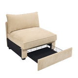 Armless sofa Velvet - Wheat W3041P293493