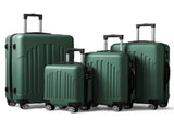 Curved Vertical Stripe 4-in-1 Trolley Case - Retro Green 12522872