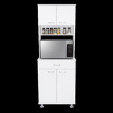 Bay Area Pantry, Two Door Cabinets, One Drawer, Four Adjustable Metal Legs B128P148867