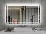 48"x36" LED Bathroom Mirror, Front-Lit and Back-Lit, 3 Color Tem Adjustable, Brightness Memory, 91421693