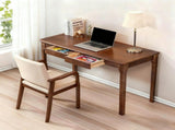 Solid Wood Desk with Drawers, Standing Desk with Smooth Edges, Home Office Desk for Small Spaces, 41863372