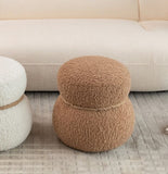 WKJ1Y Light camel snowman stool, seat body width 14.56in round belly, playful and lovely, suitable W2085P166459