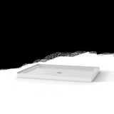 Goodyo 32"x48" Shower Base 3.4" Height Anti-slip Acrylic Center Drain Single Threshold Shower Base D163114244