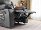 GREY COLOR AIR LEATHER RECLINER CHAIR WITH VIBRATION AND HEATING B2766P488713