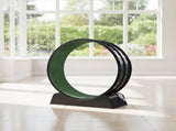 80*34*86CM Black PP track connector assembly, round shape with green carpet 1 cat teaser stick, 21101407