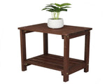 Rectangular Wood Side Table Light Brown 64934750