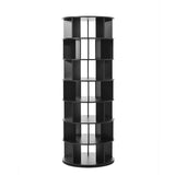 ON-TREND 23.6'' Rotating Shoe Rack Tower, 7-Tier Spinning Shoe Shelf with 5 Grids Per Layer, N721P180790B