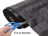 4*100ft Black Weeding Cloth Polyethylene Foldable 44356945