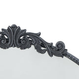 30" x 32" Classic Design Mirror with Round Shape and Baroque Inspired Frame for Bathroom, Entryway W2078124101