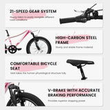 A20261 20 inch Children's Bicycle, Shock Absorbing Front Fork, 21 - Speed, V - brakes, Mountain W2563P294984