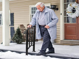 Matte Black Outdoor 1st Tier Iron Handrail 42488572