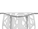 4pcs Bird's Nest Style Lounge Chair White 43246138