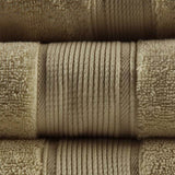 100% Cotton 8 Piece Antimicrobial Towel Set B03599334