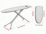 51" x 13" Ironing Board, 4-Layer Thickened Ironing Board with Heat-Resistant 100% Cotton Cover, 7 99600892