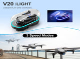 2026 V20 RC Drone With 4K HD Dual Camera WiFi FPV 3D Flips Rc Quadcopter US ,Logistic is randomly 10798188