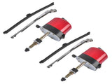 Red Windshield Wiper Motor Kit Street Hot Rod Universal Boat Fit for Chevy Fit for Jeep 96783887