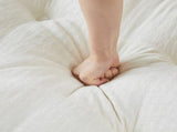 73 Armless Sofa Chenille- Beige W714P448289