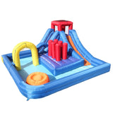 ZNTS New Inflatable Water Slide Bouncer,River Race Area,Climbing Wall ,Water Cannon And Hose For Kids 83088063