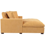 Mirod 53.5''*70.9'' Oversized Chaise, Lounge Chair - Classic Design, Soft Fabric, Easy Assembly, N760P196662Y