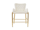 28.75inch Counter Height Bar Stools Set of 2, Bar Height Arm Chairs, Velvet Fabric Stools with N762P199823K