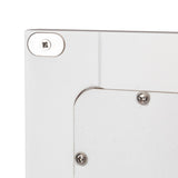 ZNTS Double Door Mirror Indoor Bathroom Wall Mounted Cabinet Shelf White 74700543