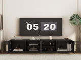 TV Stand with 16 Color LEDs,68" Modern Stand, Cabinet Entertainment Center for 55 60 65 Inch W1321P452903