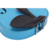 ZNTS 4/4 Acoustic Violin Case Bow Rosin Sky Blue 32162284