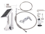 Universal Street Hot Rod Gas Pedal Throttle Cable & Spring Kit Aluminum Alloy 76071781