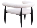 Notting Cream Boucle Upholstered Dining Arm Chair B062P299819