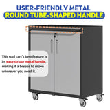 Heavy-Duty Metal Garage Storage Cabinet with Wheels - Sturdy and Durable Tool Storage Cabinet for T2398P222831