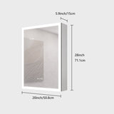 Bathroom Medicine with Lights, 2820 Inch LED Medicine with Mirror, Lighted Medicine W1738100839