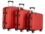 3-in-1 Multifunctional Large Capacity Traveling Storage Suitcase Luggage Set Red 16504279