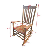 BALCONY PORCH ADULT ROCKING CHAIR Brown W2297P143135