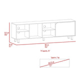 ZNTS Harwich 5-Shelf TV Stand Light Oak B06280295